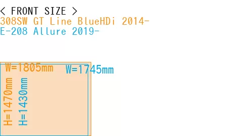 #308SW GT Line BlueHDi 2014- + E-208 Allure 2019-